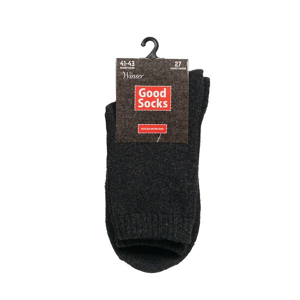 Мужские махровые носки Good Socks Winter, Темно-серый, р.41-43