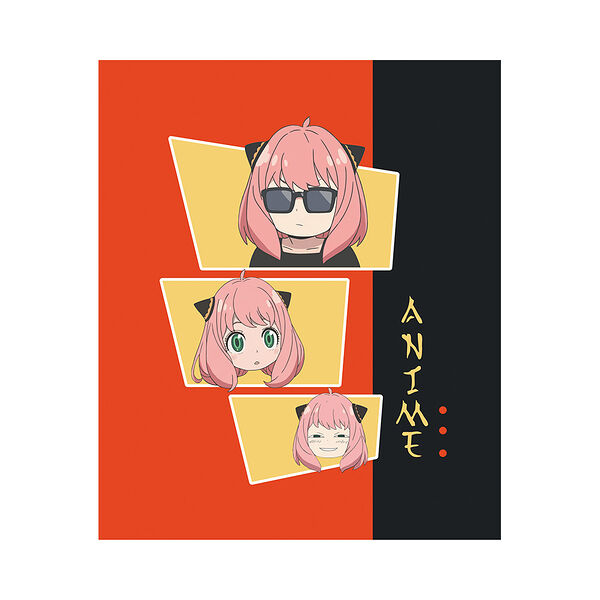 Тетрадь   48л клетка аниме Cool girl арт48.97