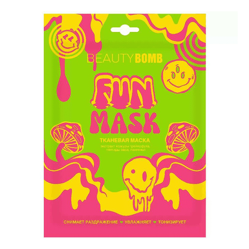Маска для лица Beauty Bomb Fun Summer Mask Тканевая 1 шт