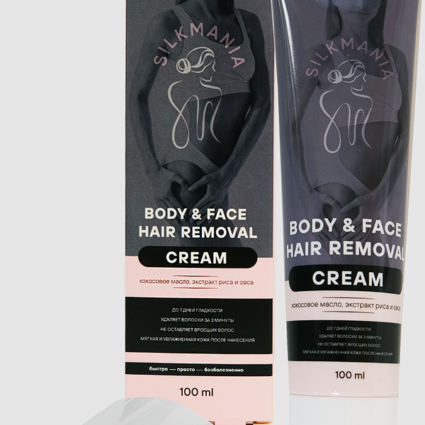 Крем для депиляции Silkmania для лица и тела