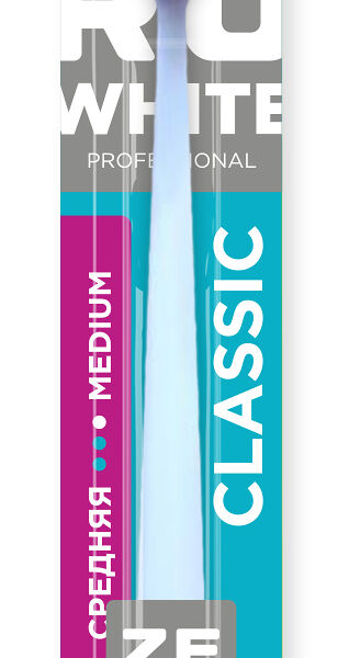 Зубная щетка Zero White Classic средняя