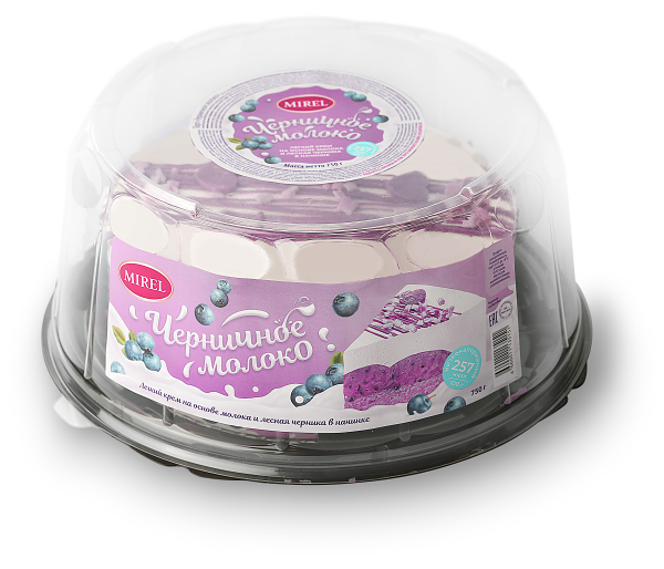 Торт Mirel Черничное молоко, 750г