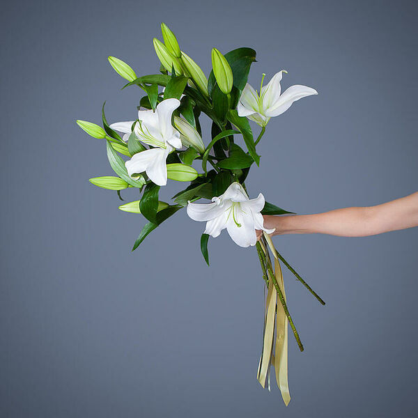 Монобукет 3 Лилий