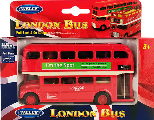 

Игрушка WELLY Лондонский автобус красный