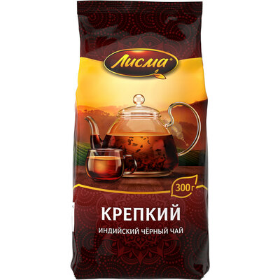 Чай черный Лисма байх крепк мелк/лист 300г м/у