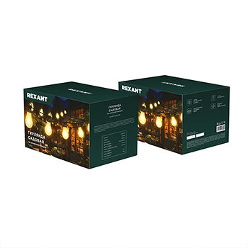 Гирлянда садовая Rexant Канэри со встроенным аккумулятором коллекция Лондон 10м, 1 шт