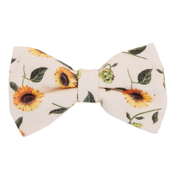 Галстук-бант Pure Sun для кошек и собак в цветочек белый