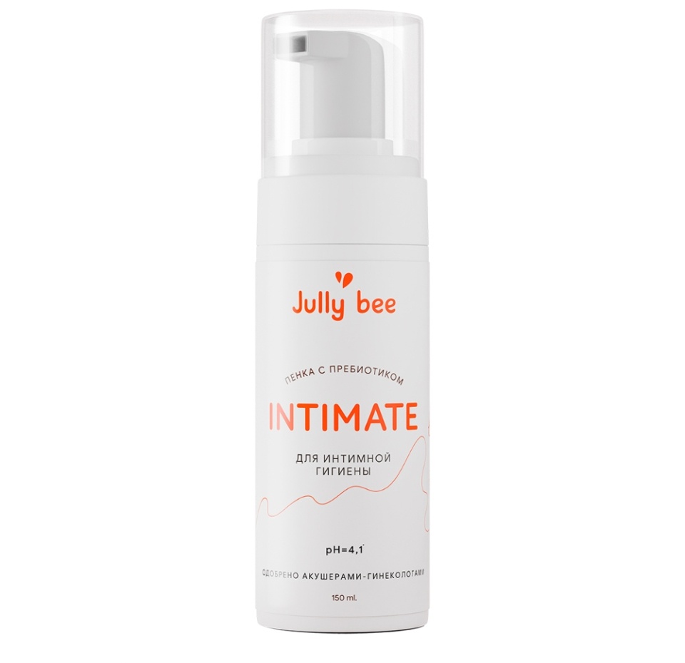 

Пенка для интимной гигиены Jully Bee Intimate с пребиотиком, 150 мл
