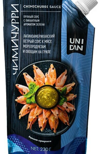 Соус Uni Dan Чимичурри острый для вторых блюд 230г