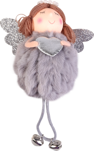 

Украшение елочное Homeclub Ангел с косичками 16 см Арт. 23А-3158 1 шт. дизайн в ассортименте