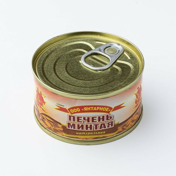 Печень минтая натуральная
