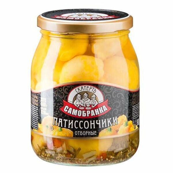 Патисоны Скатерть-Самобранка маринованные отборные 720мл