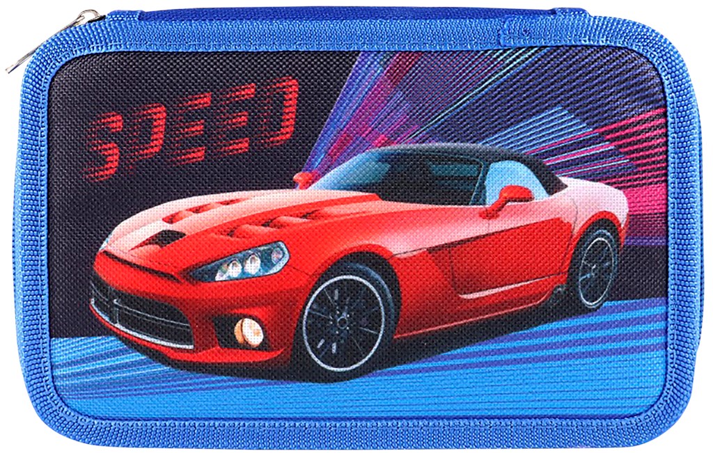 

Пенал PROF-PRESS 2-секц, Красная супермашина-1,190х105 мм