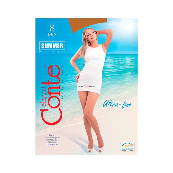 Колготки Conte Elegant Summer женские 8 den Bronz размер 5