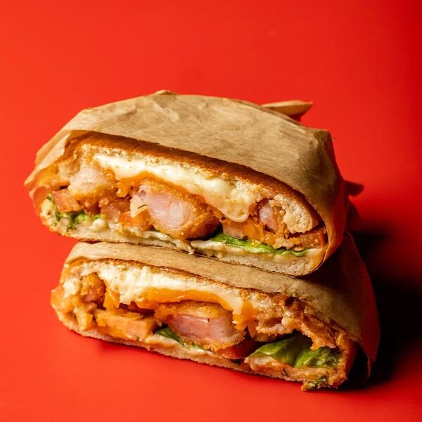 Грильчиз с креветками и манговым айоли