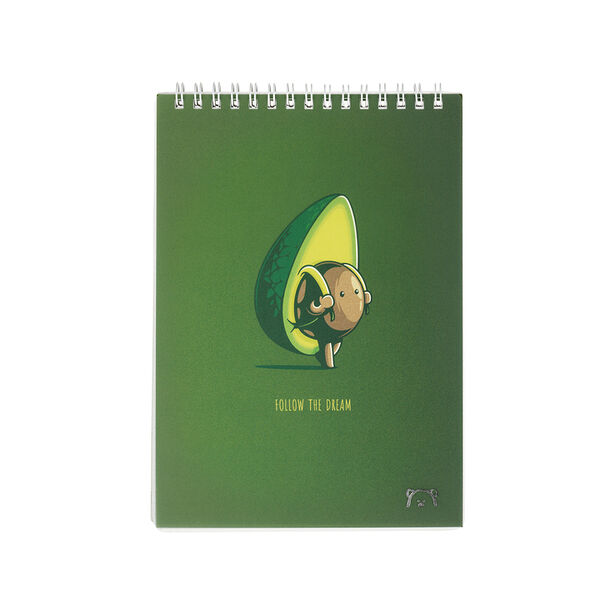 Блокнот MESHU Avocadreams А5, 60 листов, на гребне Арт. MS_48667