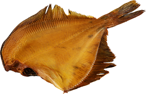 

Камбала холодного копчения вес