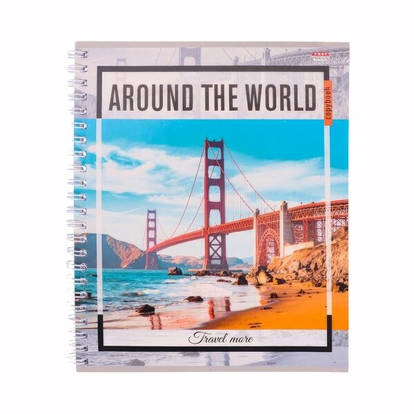 Тетрадь общая Prof-press Красоты мира А5 80 листов в клетку на гребне