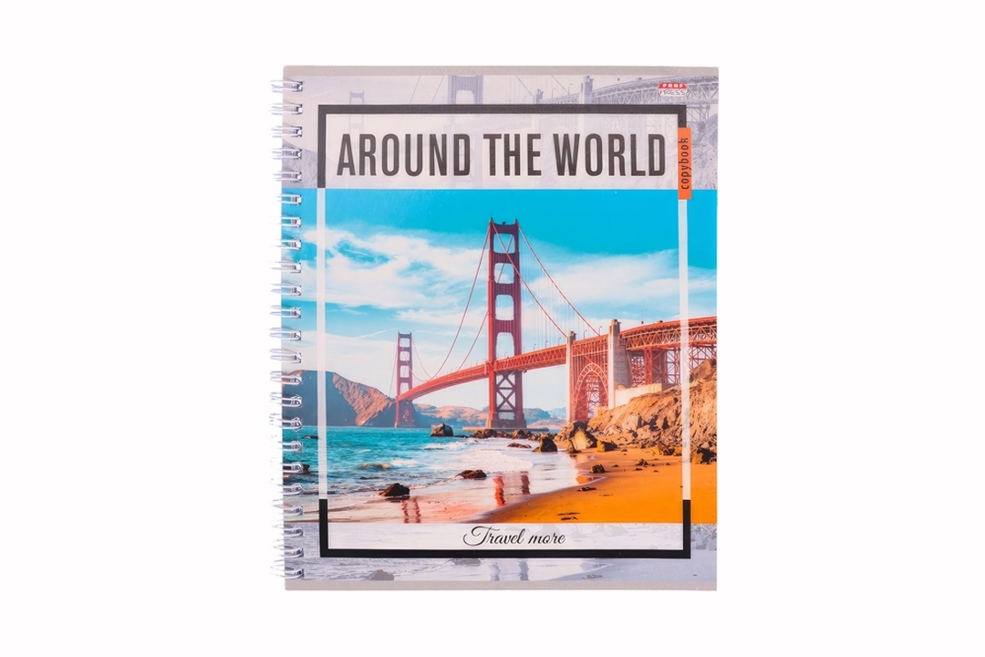 

Тетрадь общая Prof-press Красоты мира А5 80 листов в клетку на гребне