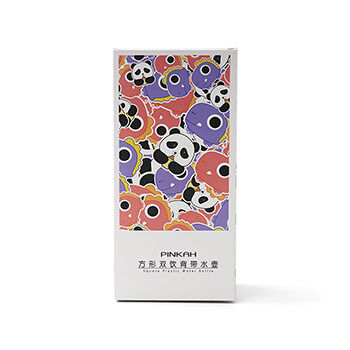 Вакуумная бутылка для воды PINKAH с соломинкой и ремешком цвет фиолетовый 520мл