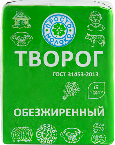 

Творог Просто молоко обезжиренный 180 г