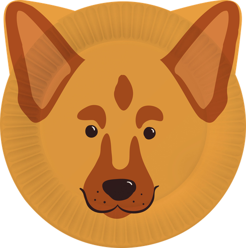 

Набор тарелок бумажных ND Play Собачки с ушками, 23см, 6шт