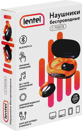 

Наушники беспроводные Lentel C-TWS78 bluetooth 5.3