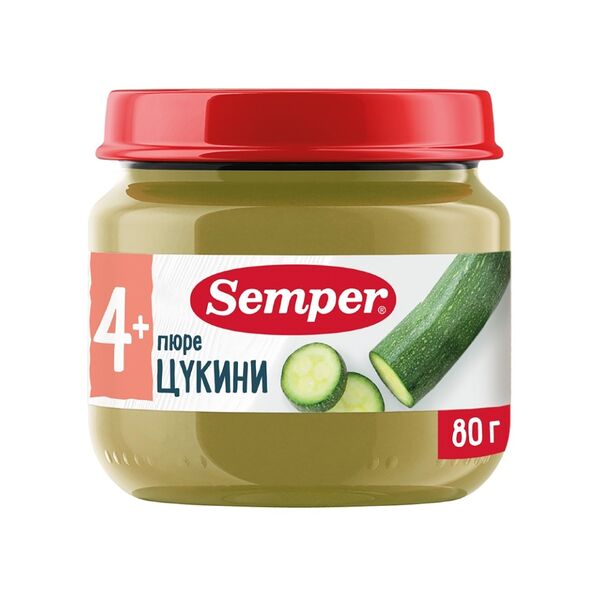 Пюре Semper Цукини с 4 месяцев