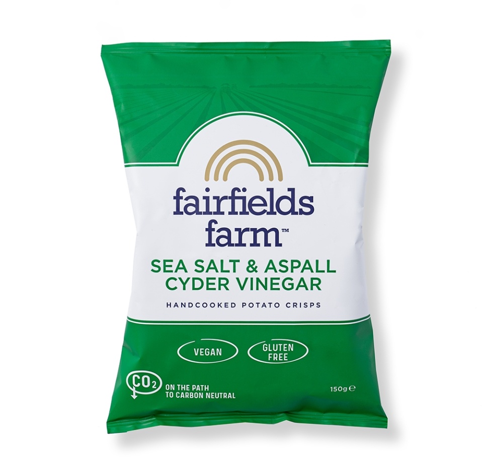 

Чипсы картофельные Fairfields farm с яблочным уксусом Aspall (без глютена) 150 г
