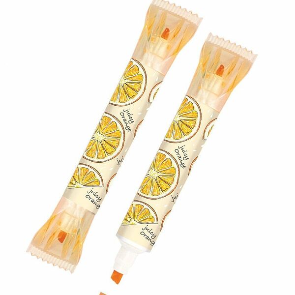 Текстовыделитель Bruno Visconti Tutti Frutti Апельсин оранжевый с запахом, 1 шт