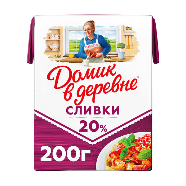 Сливки Домик в деревне 20% 200мл