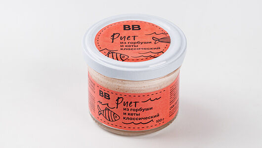 Риет из горбуши и кеты классический