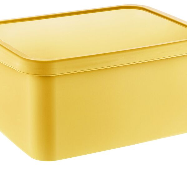 Коробка для хранения Hobby Life Storum желтая с крышкой 42.3 х 31.3 х 20.7 см, 20 л