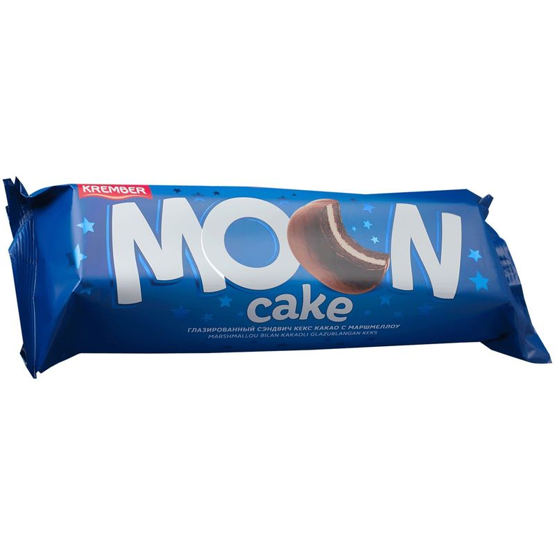 

Сэндвич-кекс Krember Moon cake какао с маршмеллоу глазированный 200 г