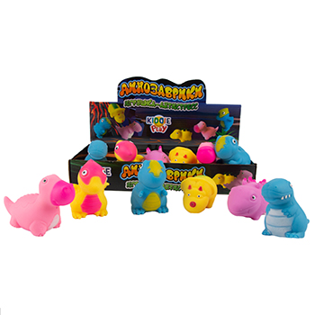 

Игрушка-сквиш «Динозаврики», KiddiePlay, 1 шт., в ассортименте, Китай