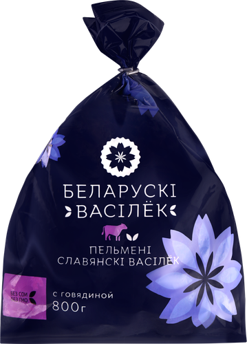 

Пельмени Славянский василек с говядиной 800 г