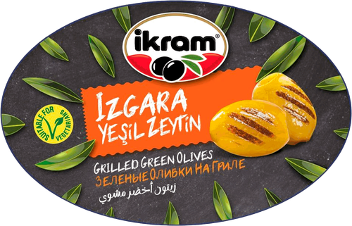 

Оливки Ikram На гриле зеленые 100 г