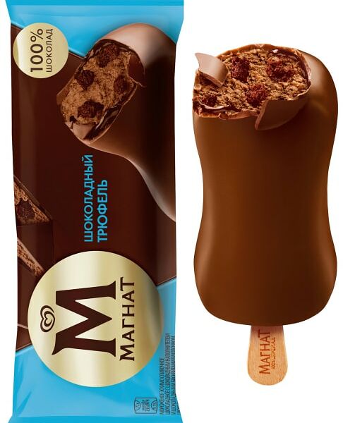 Мороженое Магнат Эскимо Шоколадный трюфель 72г