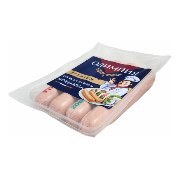 Сосиски ОЛИМПИЯ с сыром Mozzarella