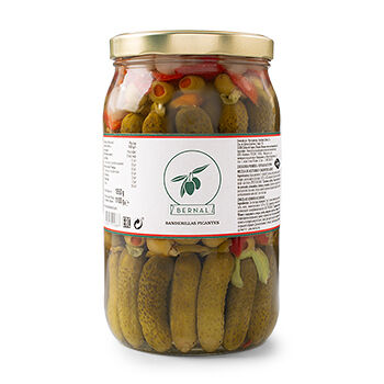 Ассорти овощное Bernal оливки, корнишоны, каперсы, белый лук, сладкий перец 1900 г,  Испания