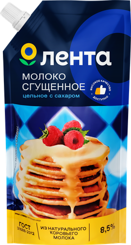 

Молоко сгущенное Лента с дозатором без змж 650 г