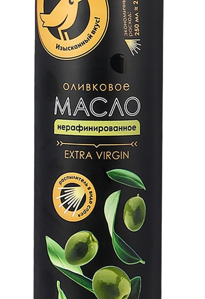 Масло-спрей оливковое АШАН Золотая птица Extra Virgin