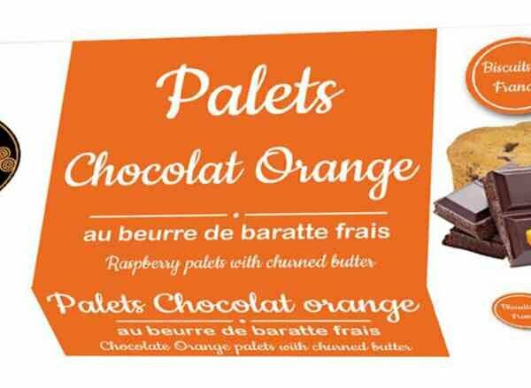 Печенье песочное Biscuiterie Шоколад-апельсин