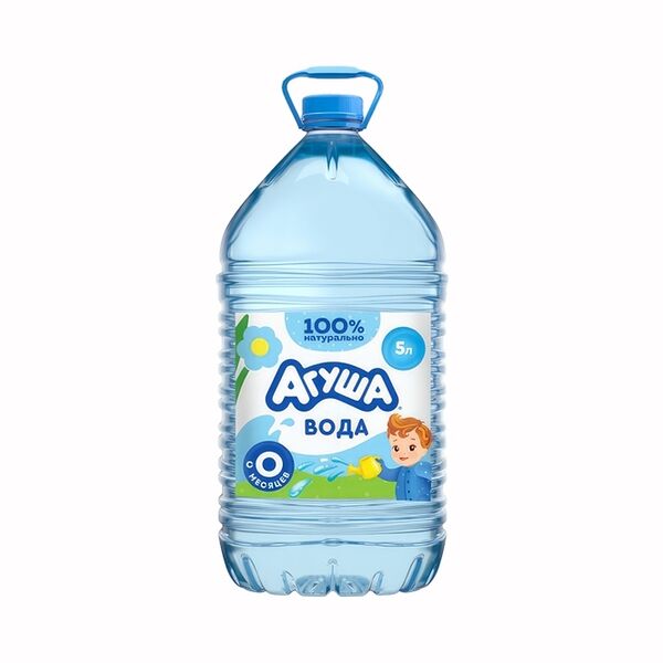 Вода детская питьевая Агуша, с 0 месяцев, 5 л
