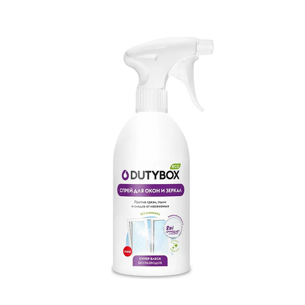 Эко-спрей для окон и зеркал Dutybox Супер Блеск 500 мл