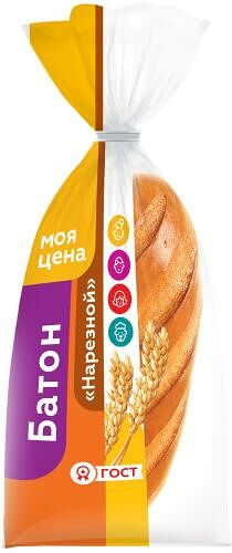 Батон Моя цена Нарезной 400г