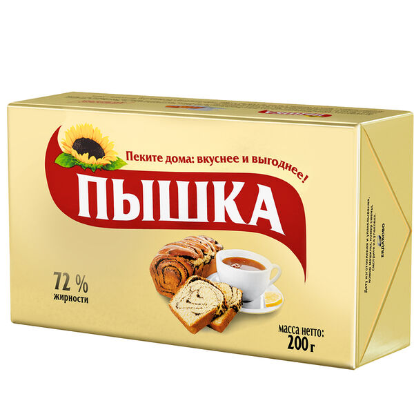 Маргарин Для Выпечки Пышка