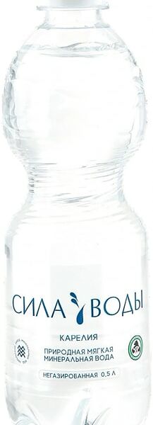 Вода Сила воды Карелия минеральная природная столовая негазированная 500мл