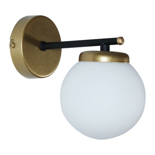 Светильник настенный Элетех Злата, G9, 25 Вт, черный, золото 19.4х18.5 см