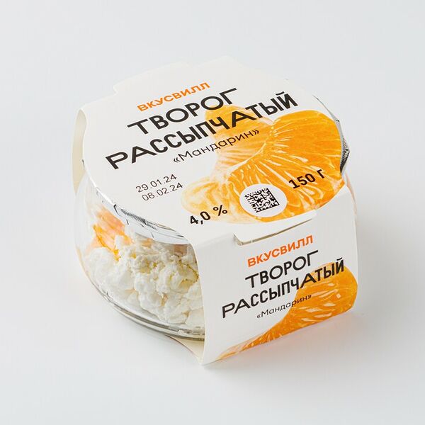 Творог рассыпчатый Мандарин 4%